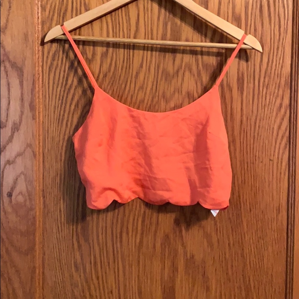 NWT Free People Lace Back Crop Top